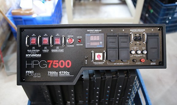 Generator Panel Model Designed and Manufactured for Hyduai Generator HPG7500