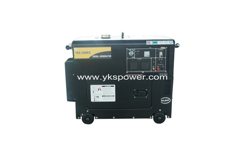 3kw Small Ail-Cooled Silent Type Diesel Generator