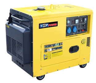 CE Approved Good Quality Low Noise 5 Kw, Super Silent Diesel Generator (TP6500DGS)