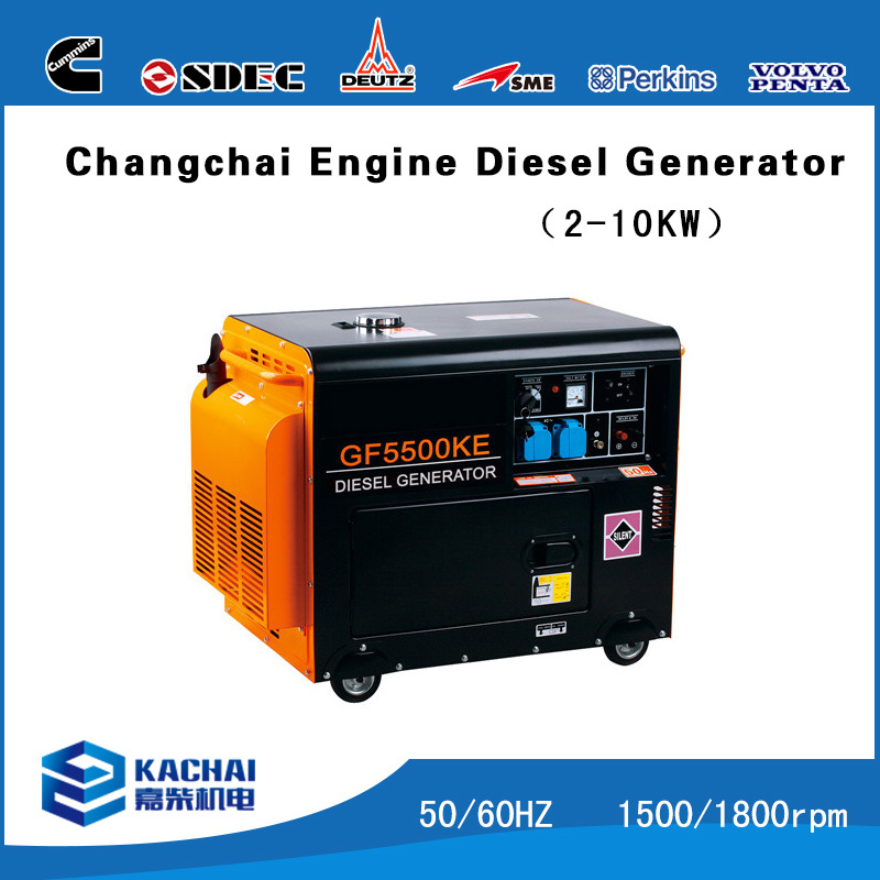3kw Air Cooled Silent Diesel Generator, Small Portable Generator