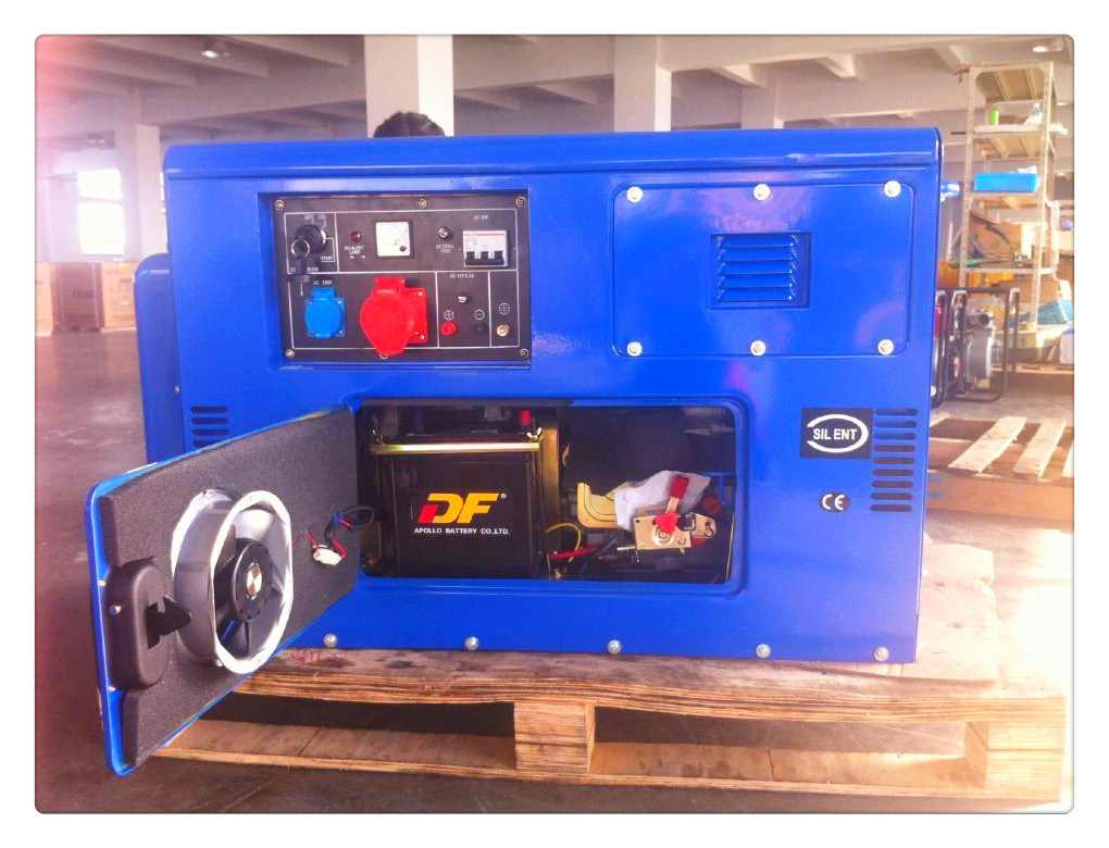 3kw 5kw 10kw Silent Small Air Cool Portable Generator, Silent Diesel Generator