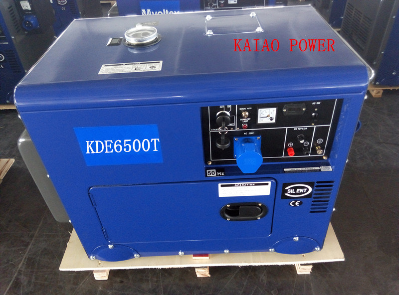 AC Single Phase 50Hz/4.2kw Silent Diesel Generator for Shop and Home Use