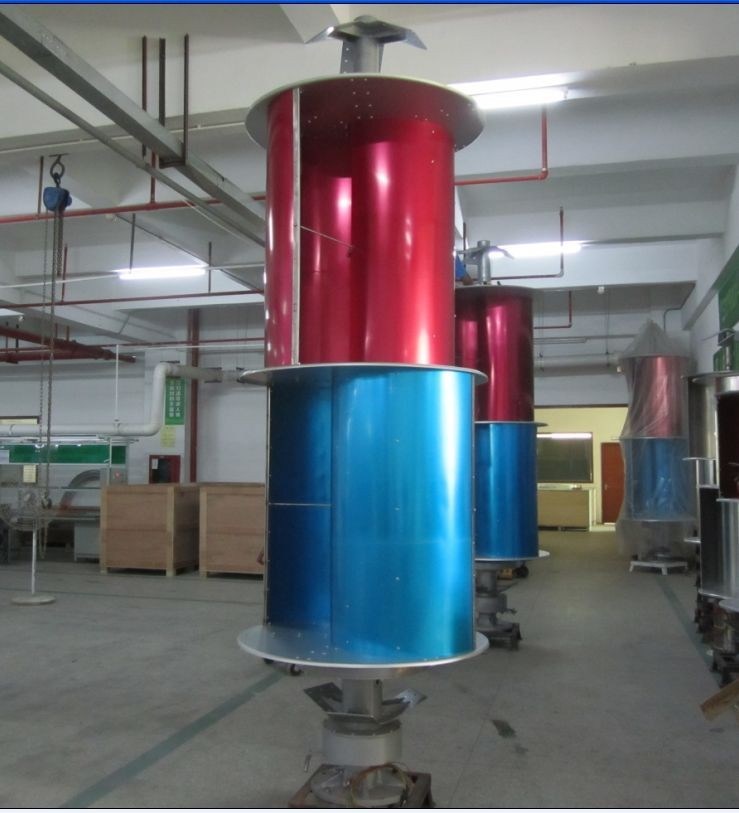 10kw Vertical Axis Wind Turbine Generator (VAWT from 200W to 10KW)
