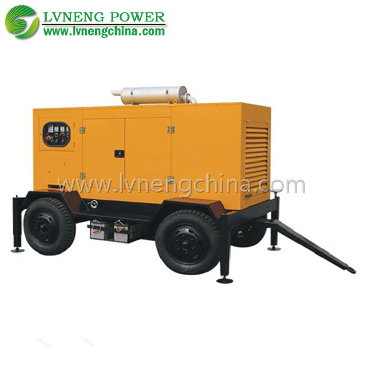 Lvneng Mobile Power Diesel Generator with Silent Canopy