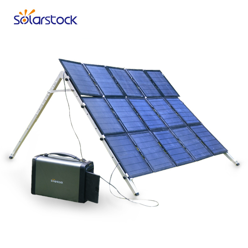 Portable Solar Generator with Home System