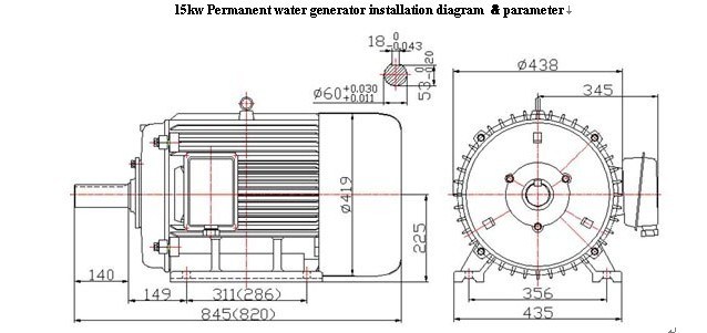 Hydro Turbine Permanent Magnet Generator/ Alternator