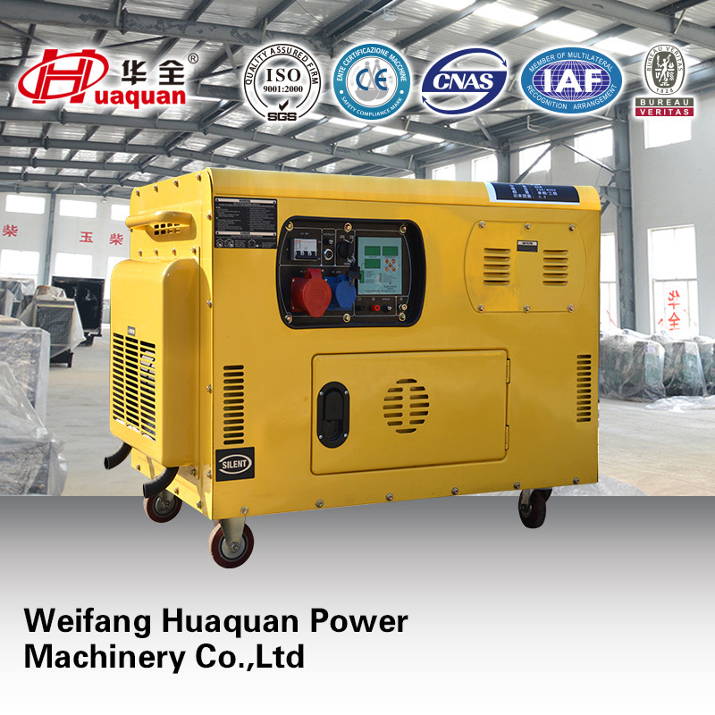 Small Electric 10kVA Generator with Wheels