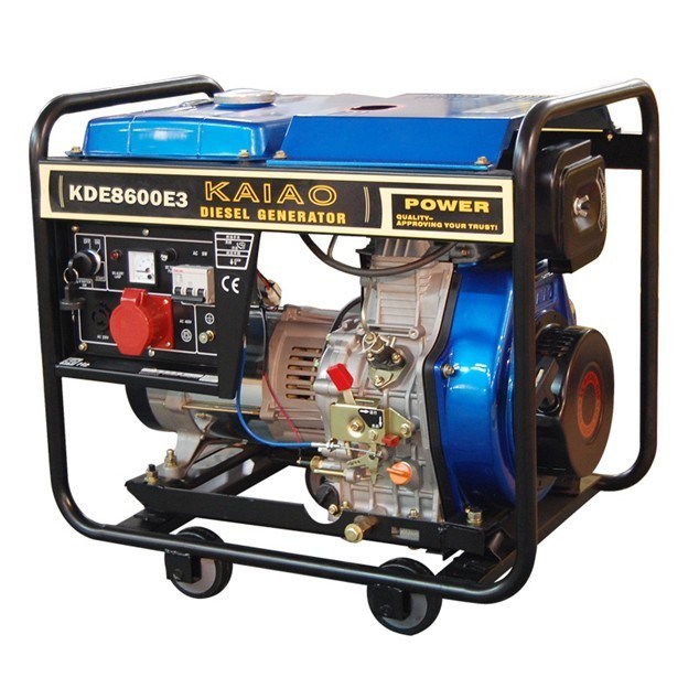 Air-Cooled Single-Cylinder Disesl Generator 230-416V 7.5-8.0kVA