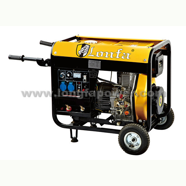 Lonfa 3.5kVA Portable Diesel Generator Set with Handles & Wheels