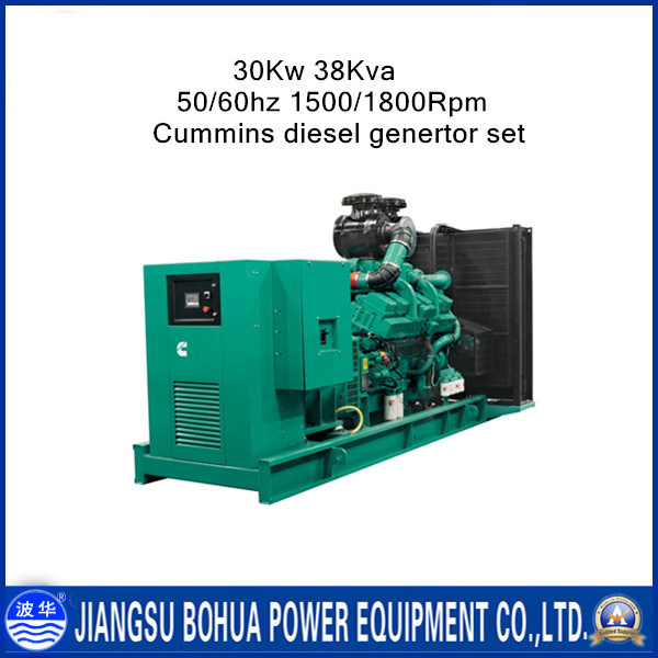 38kVA 30kw Cummins Series Diesel Power Generator Set