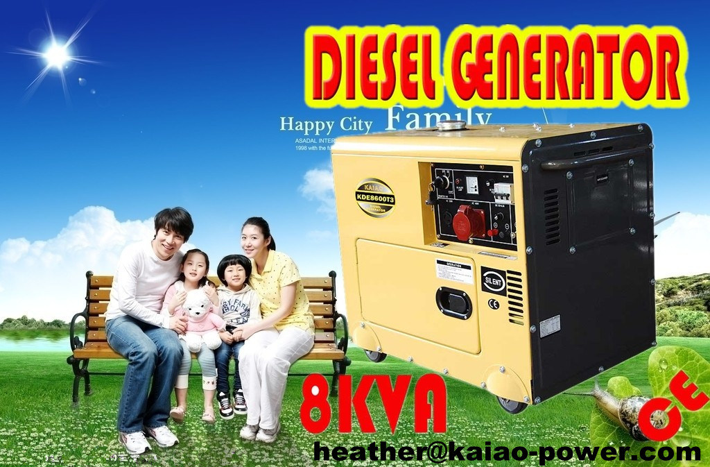 Good Quality! ! ! Portable Silent 5kw Diesel Generator with ATS