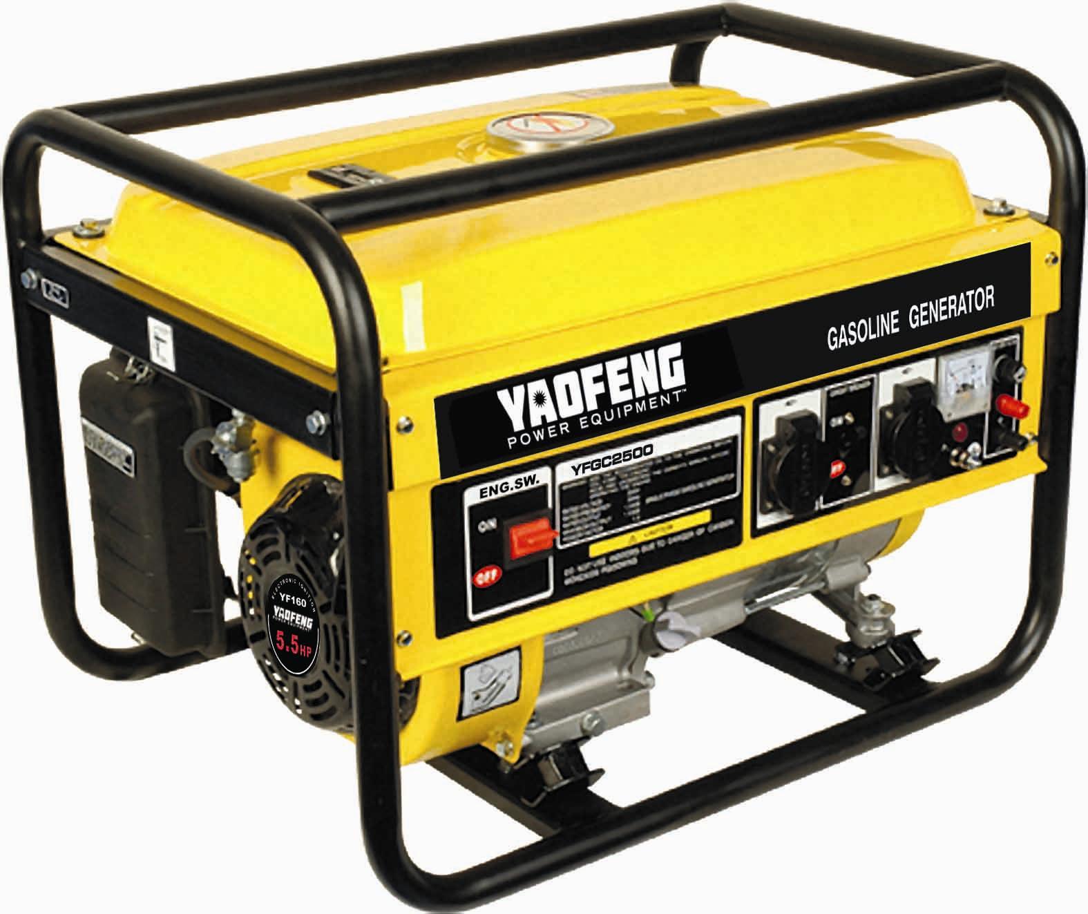 2000 Watts Portable Power Gasoline Generator with EPA, Carb, CE, Soncap Certificate (YFGC2500)