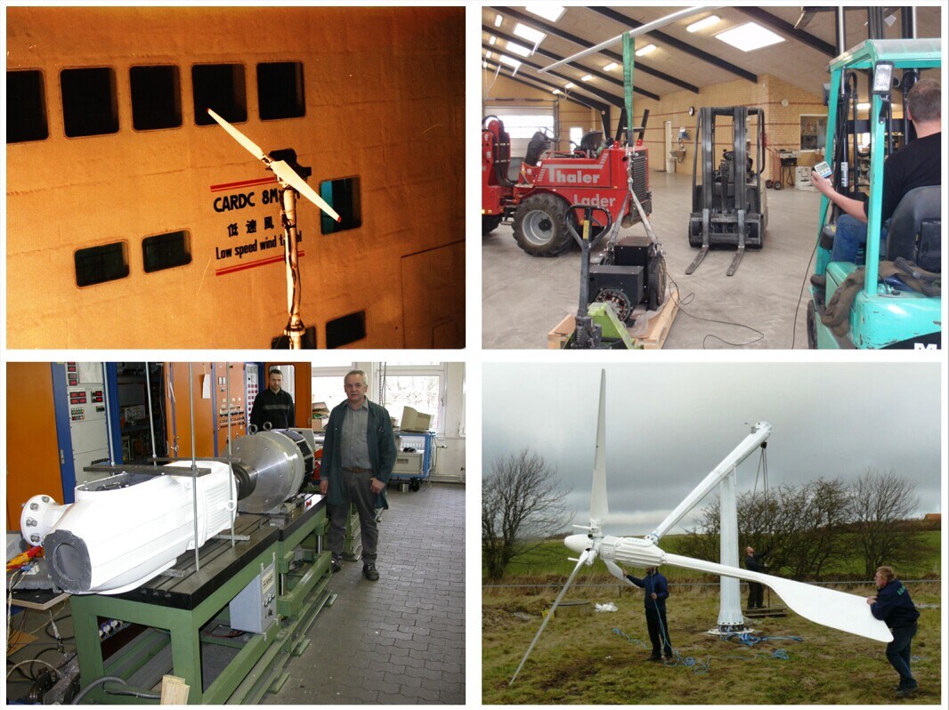Ane 10kw Pitch Controlled Wind Turbine for Power Supply System