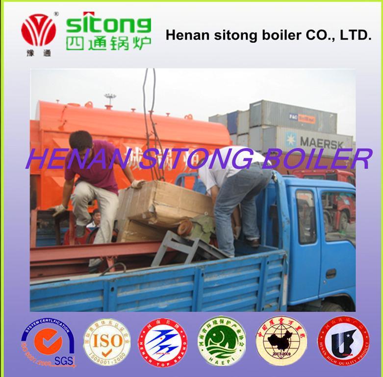Excellent Quality Full Automatic Chain Grate Wood Ships Steam Boiler
