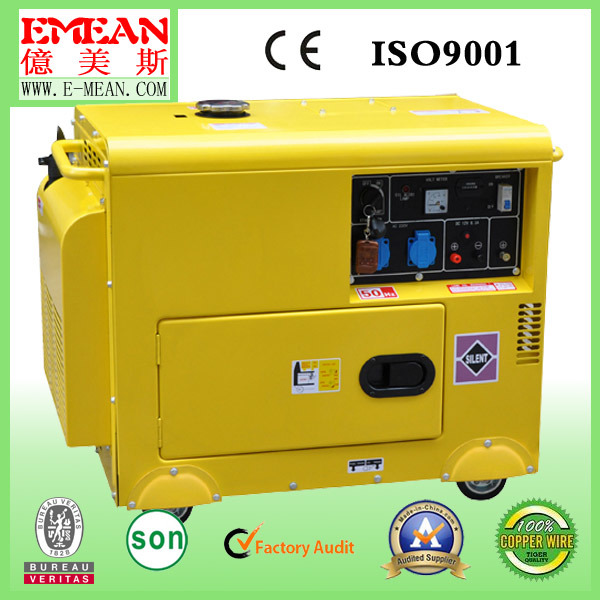 4.2kw/4.8kw, Air Cooled, Silent, Diesel Electric Generator (CE)
