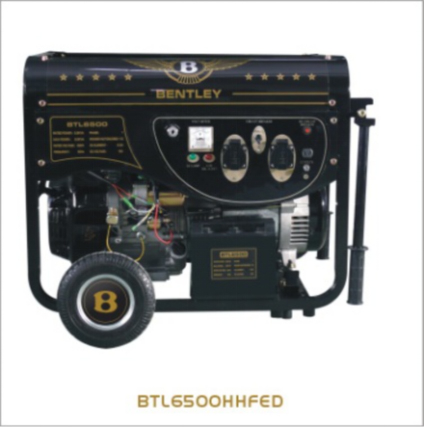 7kw Square Tube Line Gasoline Generator with Electric Starter