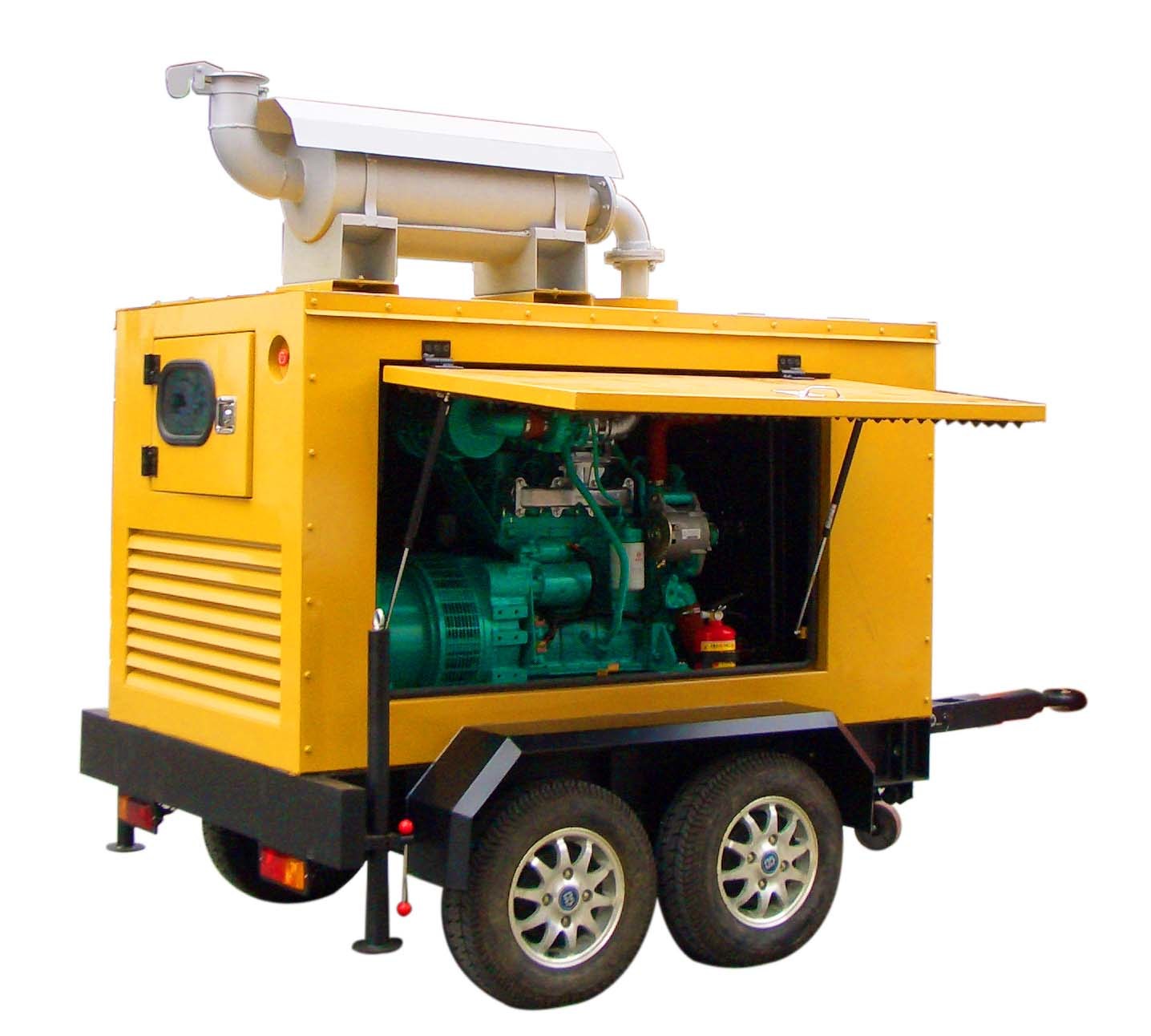 50Hz 60Hz Googol Diesel Moving Trailer Series Generator Set 20kVA-500kVA