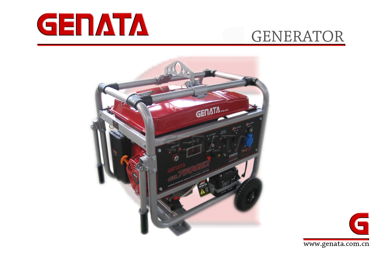 6500W New Product Portable Gasoline Generator Home Generator From Genata (GR7500E2)