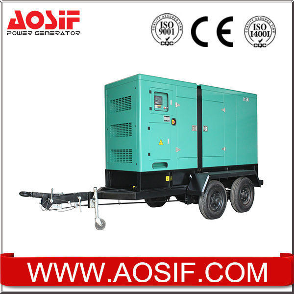 Aosif Soundproof Trailer Mobile Generator, Power Generator, Movable Generator