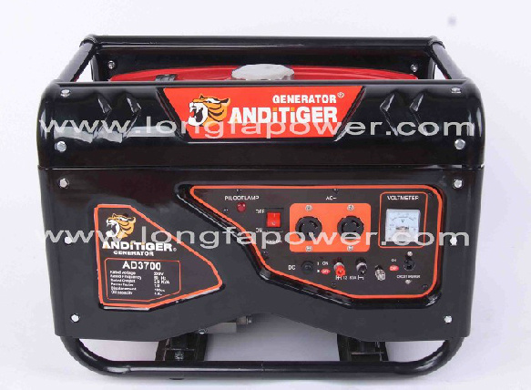 3kw / 3kVA Portable Silent Gasoline Engine Generator for Home Use