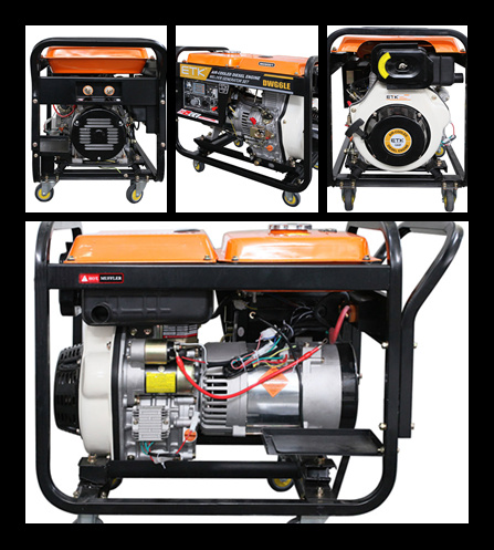 Big Power Diesel Welder Generator with Orange Colour (ETK Brand)