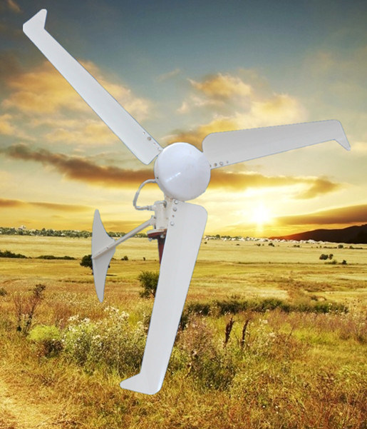 Small Windmill Generator with Our Patented Conductive Ring (MS-WT-400)