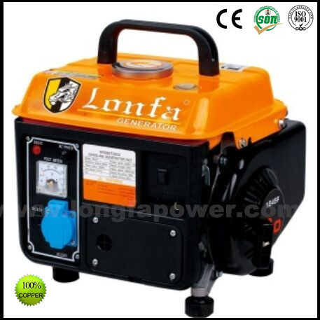 Lonfa 0.9kVA 100% Copper Wire Alternator Manual Gasoline Generator
