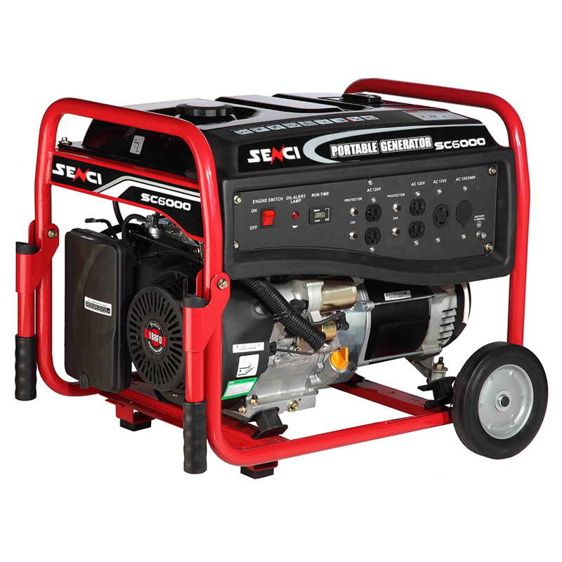 Professional Supplier of Generating Set Small Portable Power 5.0kw Gasoline Generator with Key Start