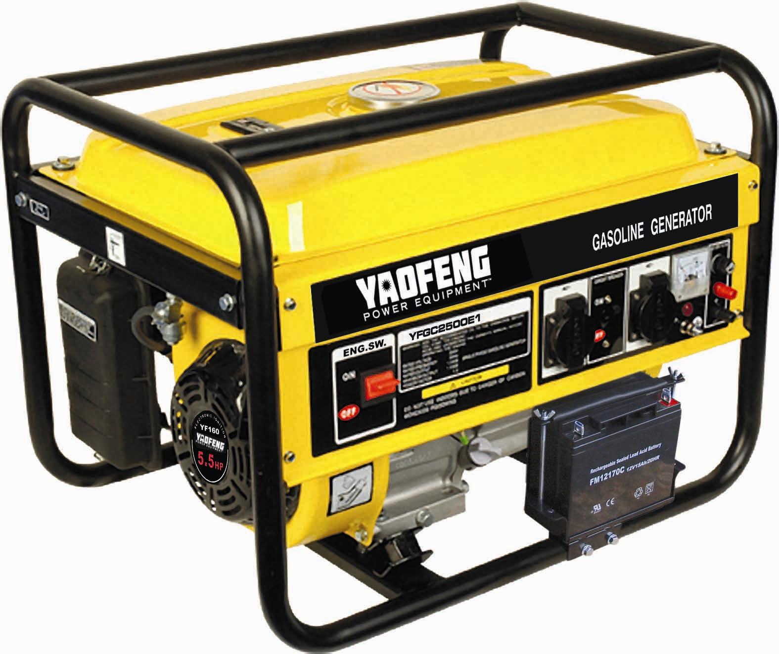 2000 Watts Portable Power Gasoline Generator with EPA, Carb, CE, Soncap Certificate (YFGC2500E1)