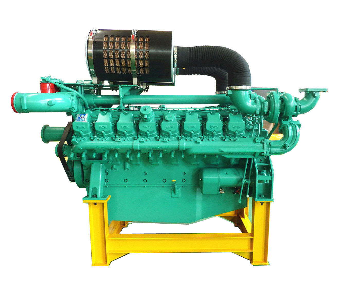 60Hz 1800rpm Googol P Serie Marine Diesel Engine 400kw-1000kw