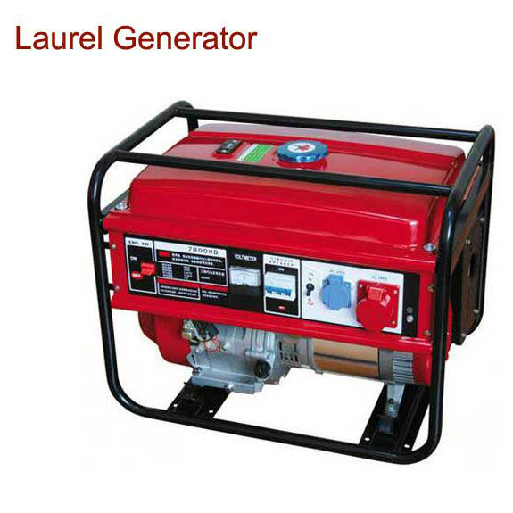 Three Phase 5000W Copper Wire 13HP Gasoline Generator with Handles and Wheels