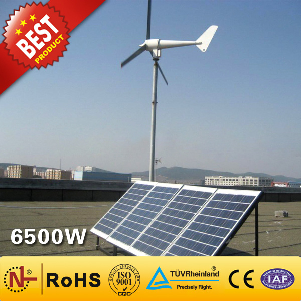 Hybrid Solar Wind Power Generator (6.5kW)