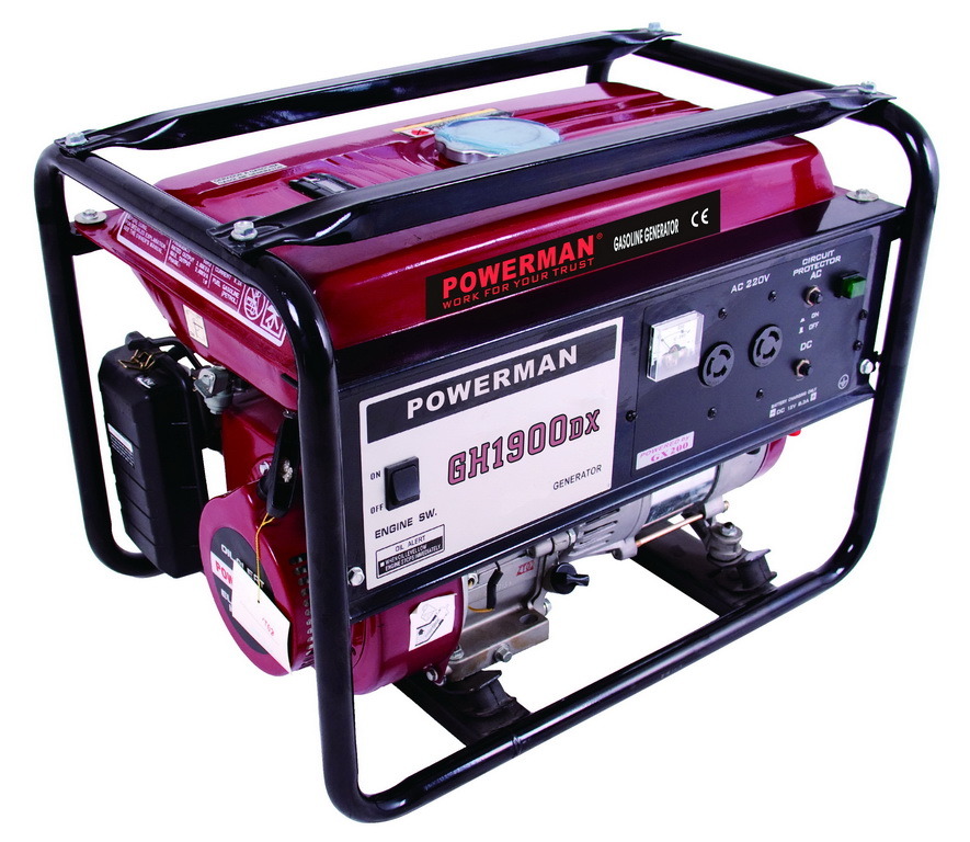 1000W Gasoline Generator with Manual Start (GH1900DX)