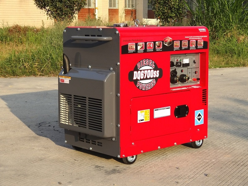Air Cooled Diesel Generator 5kVA (30L large fuel tank) China