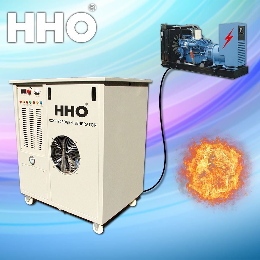 Oxy-Hydrogen Generator for Silent Diesel Power Generator Set