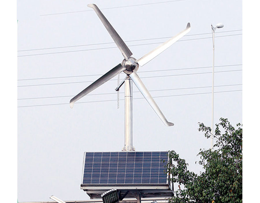 Small Wind Turbine for Wind Solar Hybrid System (MS-WT-400 Generator)