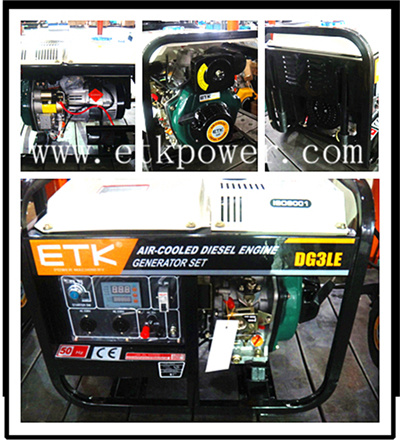 Power Open Single Phase Diesel Generator (2KW)