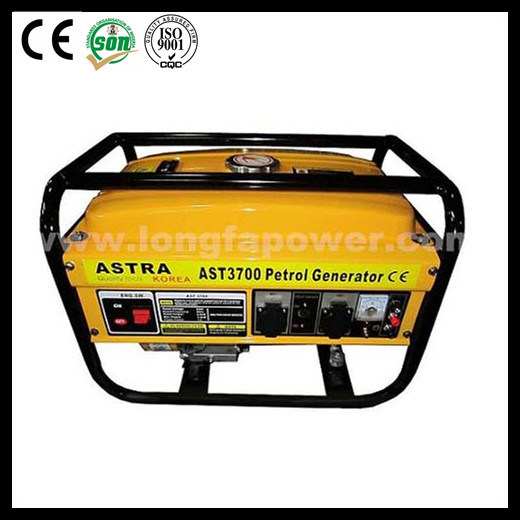 Astra Korea 3700 Gasoline Generator with CE Certification