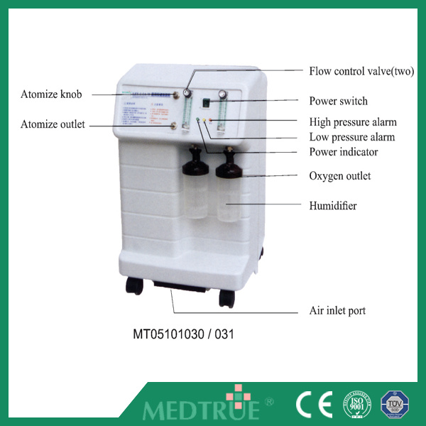 CE/ISO Apporved Hot Sale Medical Health Care Mobile Electric 8L Oxygen Concentrator (MT05101030)