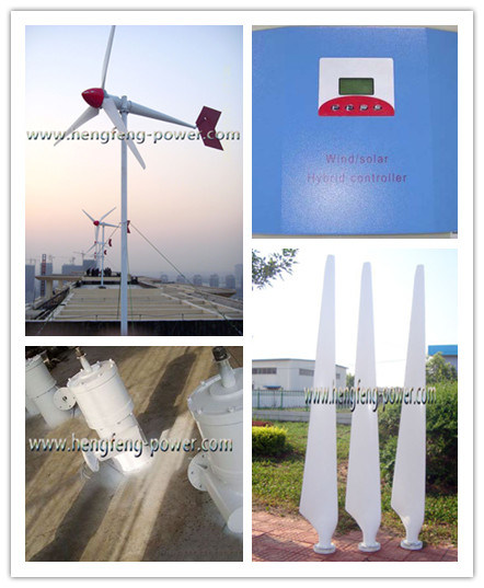 off Grid 5kw Wind Generator With Free Stand Pole (HF6.0-5000W)