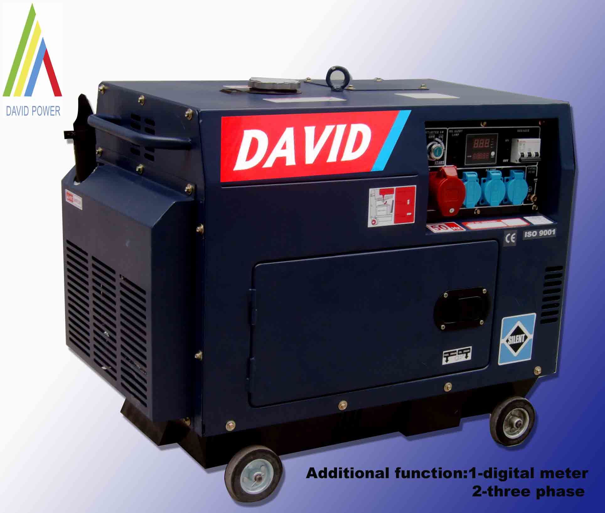 Silent Diesel Generator 3KW-6KW with Digital Meter