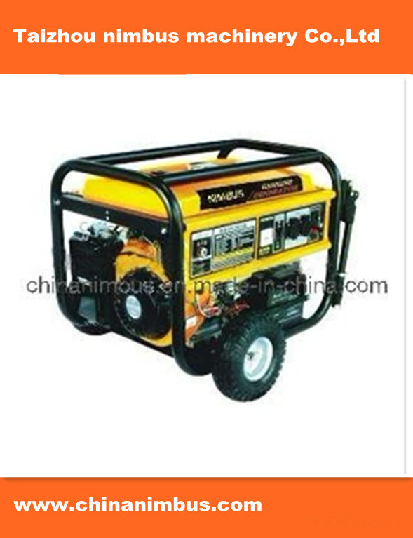 2015 New 5kw Gasoline Generators with Wheels and Panel