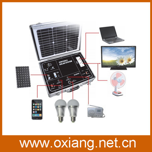 500W Portable Solar Power Generator Box with AC/DC/USB Port