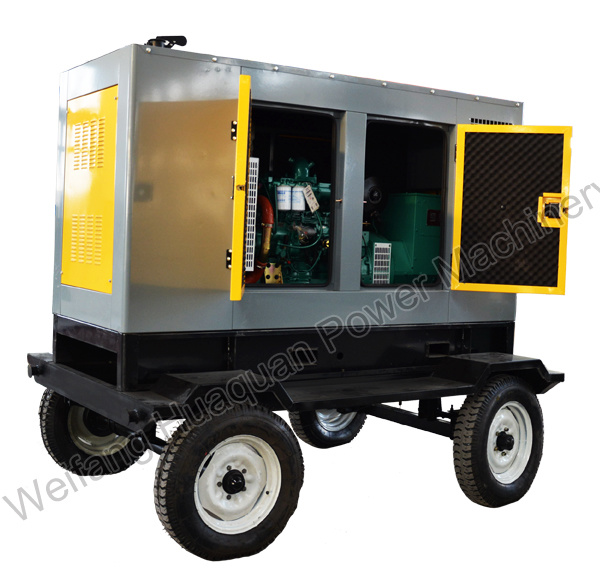 The Price of Silent Mobile High Quality Yucahi Trailer Generator 50kw