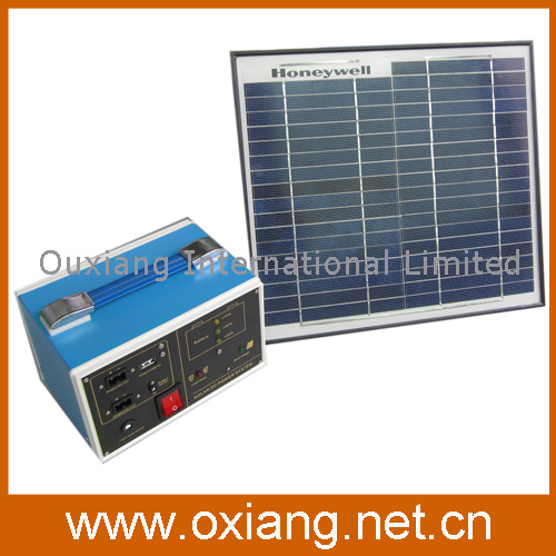 2014 Hot Sales CE Approved Mini Solar Generator with DC12V / 3 W LED Bulbs