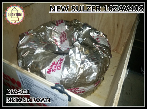 New Sulzer 16zav40s Spare Part- Piston Crown, Part Number: Ks34001