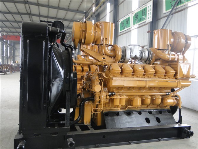 Lvhuan Independent Developing Rated Power 500kw Biogas Generator with Circulating Water Cooling