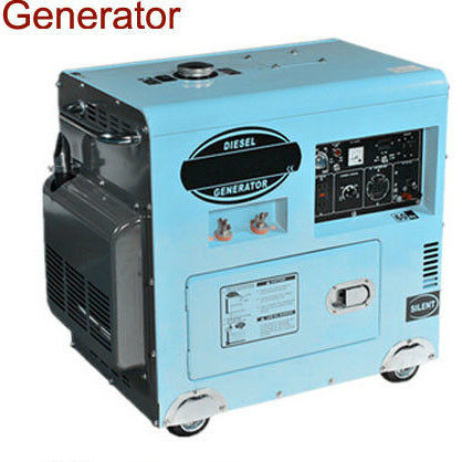6kw Air-Cooled Diesel Generator with Electric Start AC Single Phase