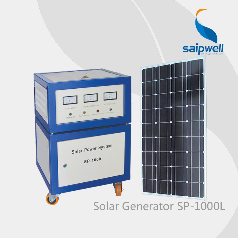 3.6A (220V) / 7.3A (110V) Saipwell Brand Solar Generator Sp-1000L