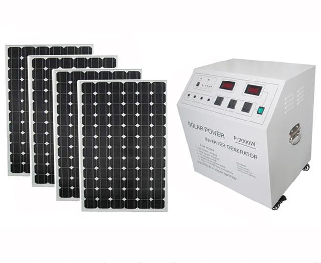 P-2000W Solar Power System/Inverter Generator